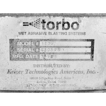 Torbo Wet Abrasive Blasting System