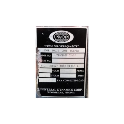 24 cu.ft. Una-Dyn 600lb Solid