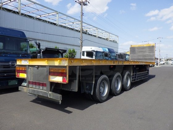 H17年式 東急 3軸12輪 フラットトレーラー