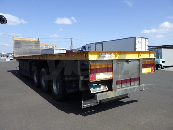 H17年式 東急 3軸12輪 フラットトレーラー