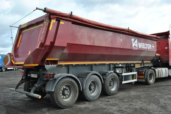 2012 WIELTON NW3S30HP tipper semi-trailer