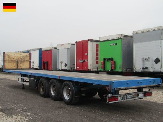 1999 RENDERS NS4G31 platform semi-trailer