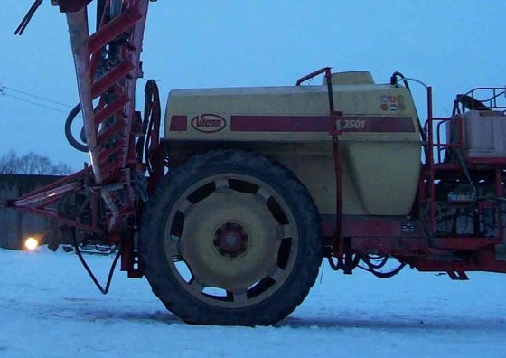 VICON trailed sprayer in Ukraine