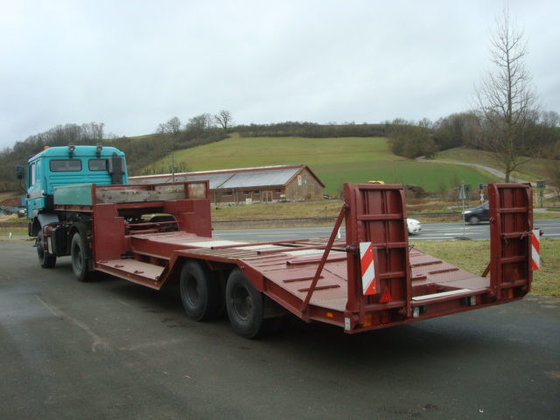 1966 GASSMANN low bed semi-trailer