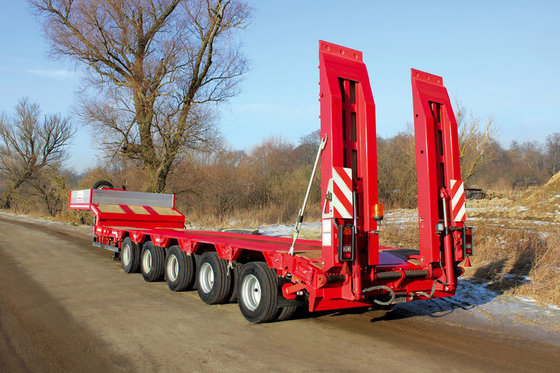 GRUNWALD Five-axis low bed semitrailer