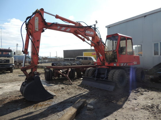 1991 ATLAS 1304 wheel excavator