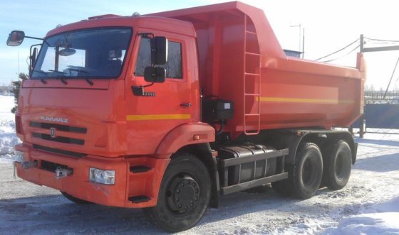KAMAZ 65115 dump truck in