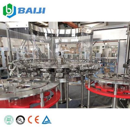 BAIJI PET 塑料瓶番茄酱活塞式灌装旋盖机