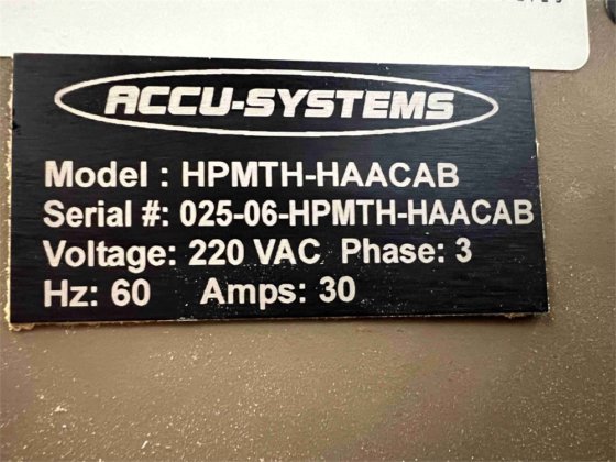 2006 Accu-Systems "HPMTH" CNC Horizontal