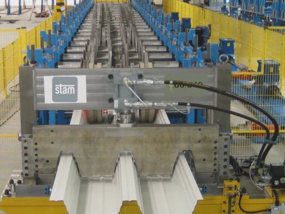 梯形梁和波纹梁生产线