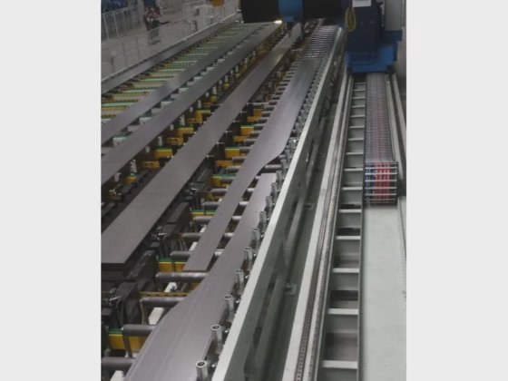 钢卷线的冲孔和激光-等离子切割