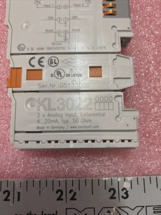 Beckhoff KL3022 Analog Input Differential
