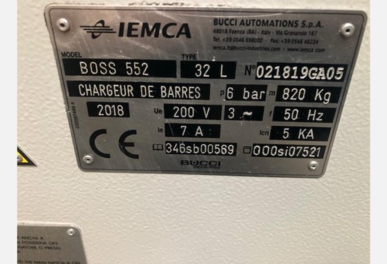 2018 バーローダー IEMCA ボス 552