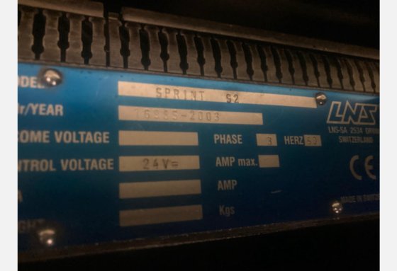 2003 STAAFLADER LNS HYDROBAR SPRINT