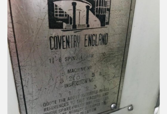 多軸旋盤ウィックマン 1”3/8