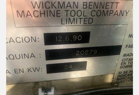1990 多轴车床 WICKMAN 1”3/4