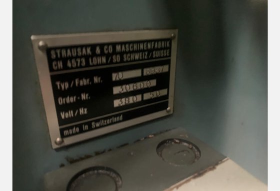 転造盤 STRAUSAK 70