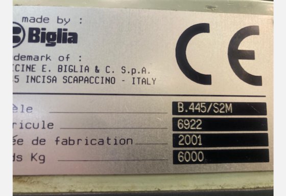 2001 数控车床 BIGLIA B445 S2M