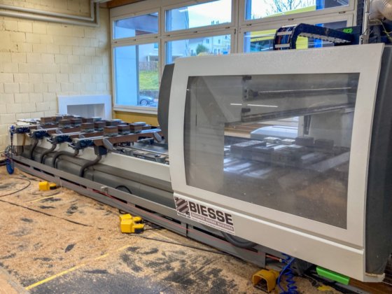 BIESSE - ROVER C 9.505 Axis CNC Routers in Pollentia, Piedmont, Italy