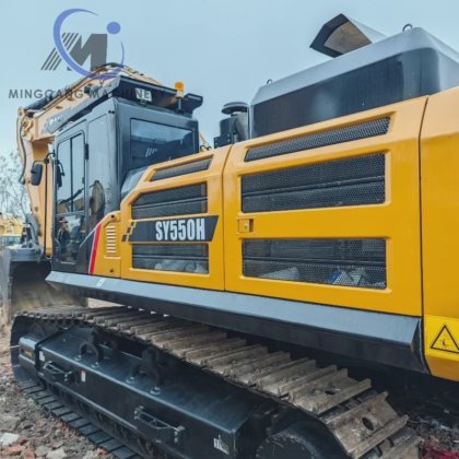 三一重工 50 吨 SY550H 大型二手挖掘机，状况良好，价格合理
