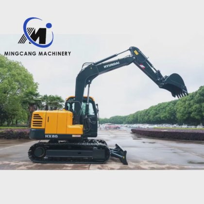 全新现代 HX80 8 吨挖掘机，价格优惠
