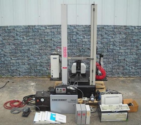 MTS SYSTEMS CORP. SINTECH COMPUTERIZED ROBOTIC MATERIAL TESTING SYSTEM ...