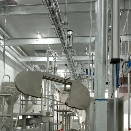 用于牛羊屠宰场的半胴体分割锯 设备 制造厂和农场用钢材