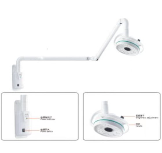 ペット病院の歯科医院のための移動可能な手術室劇場 LED の外科ランプの検査ライト