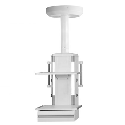 PF-60S 二重腕が付いている電気天井吊り下げ式の外科医学の歯科吊り下げ式の器械