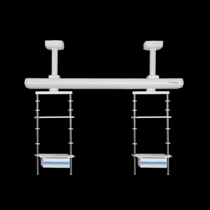 ICU の天井によって取付けられる医学橋ペンダント 医学のガス ペンダント 内視鏡検査のガス装置