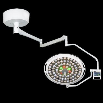 LED700500 二重ドーム頭部の外科ライト天井 LED は病室装置のためのランプを作動させます