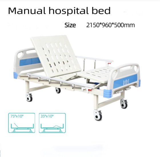 医療機器 ABS 2 クランク手動病院患者看護ベッド格安価格