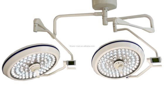 病院は作動ランプの倍の頭部の天井の外科ライトを導きました