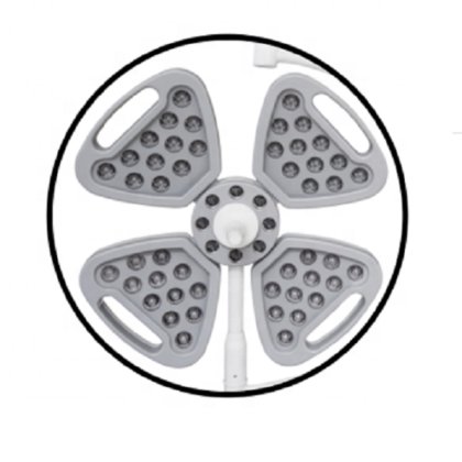 携帯用外科花弁の Shadowless 作動ランプの倍の頭部の外科天井灯