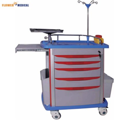 病院の家具の医学のカートの緊急のトロリー医学の緊急事態装置のカート