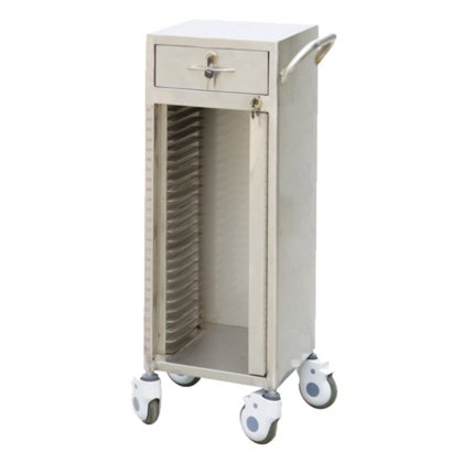 病院のステンレス鋼の三角形の洗濯のトロリーのハンパー