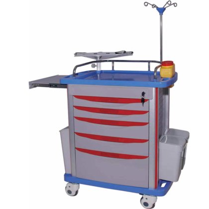 病院の家具の医学のカート 緊急のトロリー 医学の緊急のカート