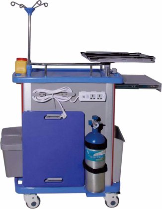 病院の家具の医学のカート 緊急のトロリー 医学の緊急のカート