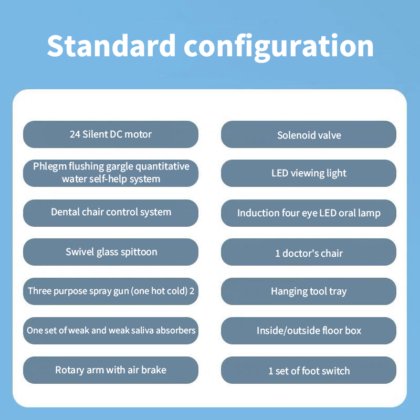 2022 最もよい病院医院の歯科器械の電気多機能の歯科椅子の歯科装置のセリウムは承認しました