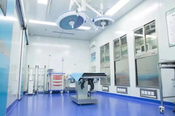 天井は外科影なしランプの ot ライト操作の照明を導きました作動ランプを導きました