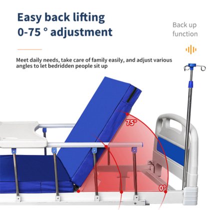 中国のベスト セラーの安い 2 つのクランクの病院のベッドの価格の医学のベッドの手動看護の病院のベッド