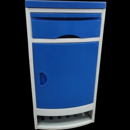 工場ロッカーを持つ医学の家具の病院の枕元のキャビネットのテーブル、靴の棚が付いている ABS プラスチック看護の忍耐強いベッド立場