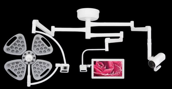 天井は調節可能な衛生検査隊ランプ LED の外科 Shadowless ライトを取付けました