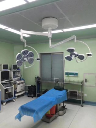 FL720/520 花医療ダブルヘッド天井マウント無影操作ランプを主導