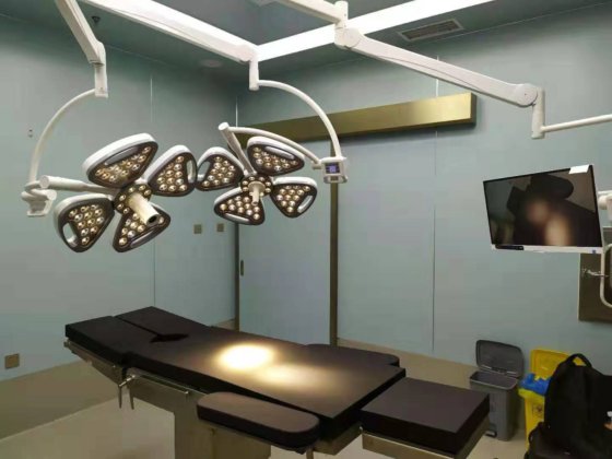 二重ヘッド医学 OT 外科軽い病院は手術室のためのランプを聞かせました