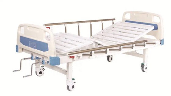 医療マニュアル病院ベッド 3 つのクランク手動患者看護ベッド病院用