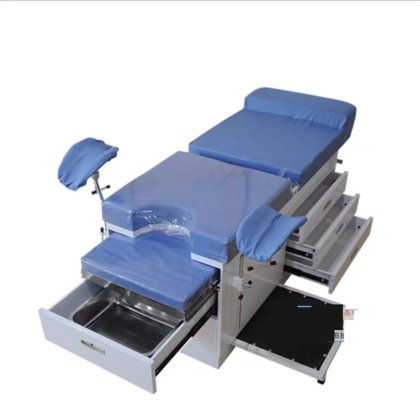 病院の引出しが付いている多機能の婦人科の検査のテーブルの産科の配達ベッド