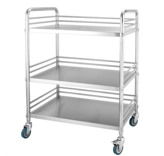 実験室の病院のための医療機器のステンレス鋼の生殖不能の病院のカートの医療機器のトロリー