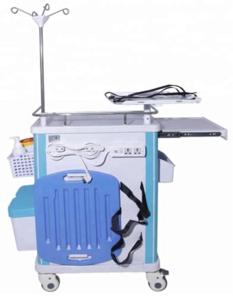 ラップトップの病院装置の ABS 緊急救急車の医学の衝突のカートの伸張器の忍耐強い薬剤の処置のトロリー