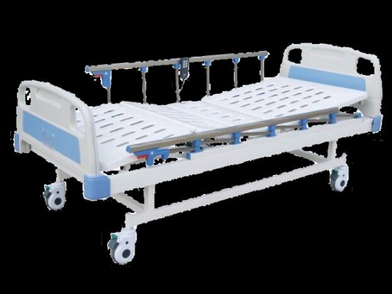 安い病院のベッドの半ファウラー手動病院のベッドの病院の家具の ABS 2 つの不安定な手動電気介護のベッド